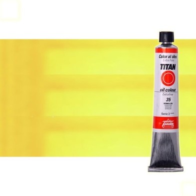 Fine art shop - Oil Titan Extra Fine, Yellow Titan Lemon, 60 ml. | totenart.com