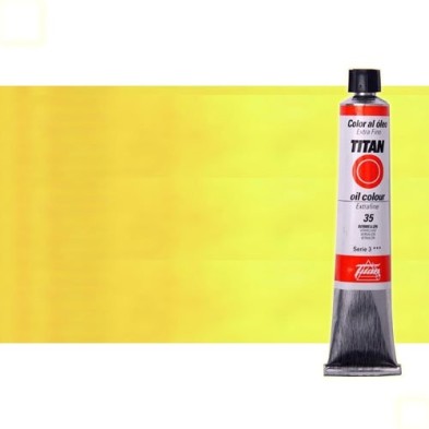 Fine art shop - Oil Titan Extra Fine, Medium Titan Yellow, 60 ml. | totenart.com