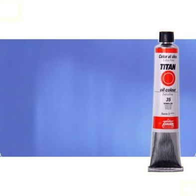 Fine art shop - Oil Titan Extra Fine, Azul Cyan, 60 ml. | totenart.com
