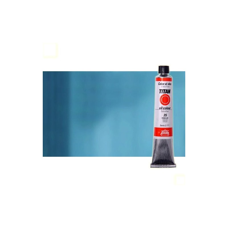 Fine art shop - Oil Titan Extra Fine, Turquoise Blue, 60 ml. | totenart.com