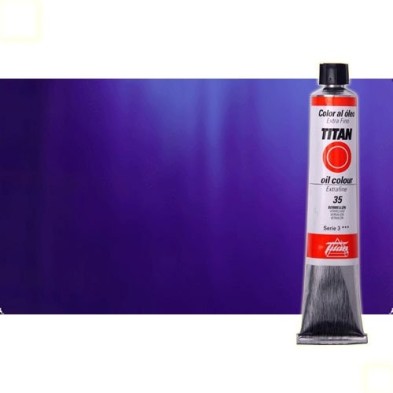 Fine art shop - Oil Titan Extra Fine, Light Ultramarine Blue, 60 ml. | totenart.com