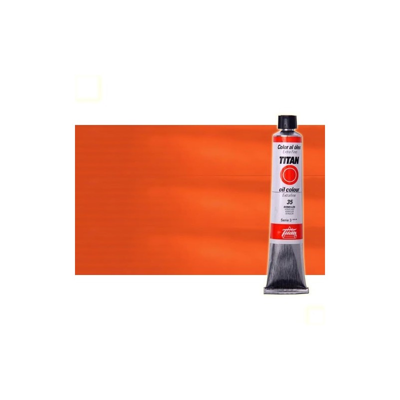 Fine art shop - Oil Titan Extra Fine, Light Cadmium Red, 60 ml. | totenart.com