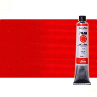 Fine art shop - Oil Titan Extra Fine, Medium Cadmium Red, 60 ml. | totenart.com