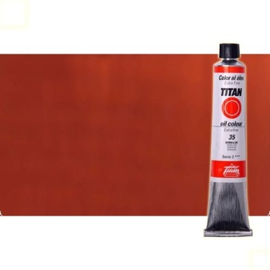 Fine art shop - Oil Titan Extra Fine, Light English Red, 60 ml. | totenart.com