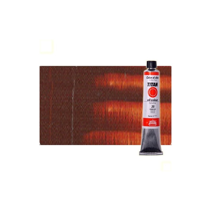 Fine art shop - Oil Titan Extra Fine, Burnt Sienna, 60 ml. | totenart.com
