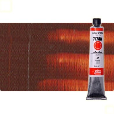 Fine art shop - Oil Titan Extra Fine, Burnt Sienna, 60 ml. | totenart.com