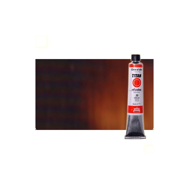 Fine art shop - Oil Titan Extra Fine, Burnt Umber, 60 ml. | totenart.com