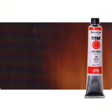 Fine art shop - Oil Titan Extra Fine, Burnt Umber, 60 ml. | totenart.com