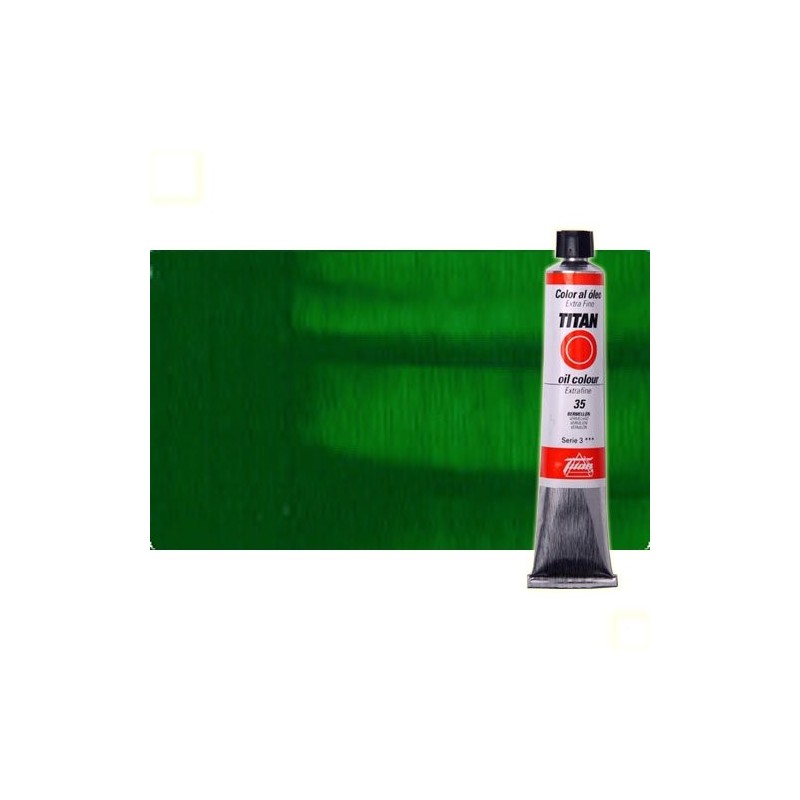 Fine art shop - Oil Titan Extra Fine, Cinnabar Green Deep, 60 ml. | totenart.com