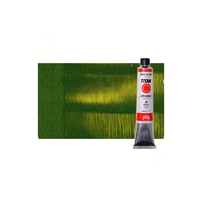Fine art shop - Oil Titan Extra Fine, Burnt Cinnabar Green, 60 ml. | totenart.com
