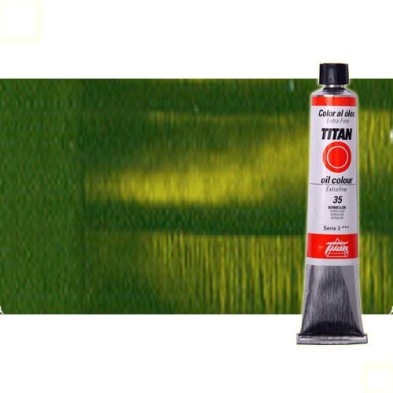 Fine art shop - Oil Titan Extra Fine, Burnt Cinnabar Green, 60 ml. | totenart.com