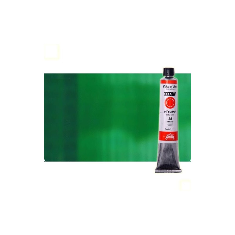Fine art shop - Oil Titan Extra Fine, Emerald Green, 60 ml. | totenart.com