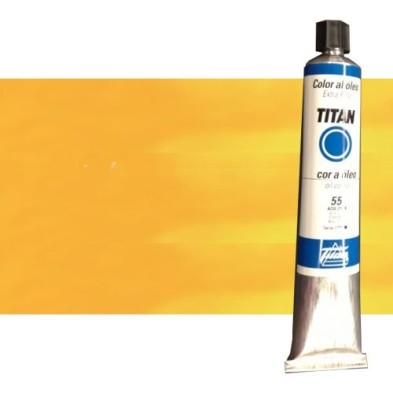 Fine art shop - Oil Titan Extra Fine, Medium Cadmium Yellow, 200 ml. | totenart.com