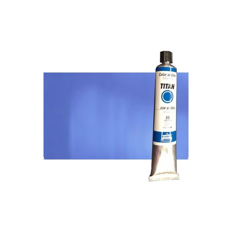 Fine art shop - Oil Titan Extra Fine, Azul Cyan, 200 ml. | totenart.com