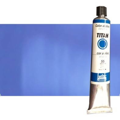 Fine art shop - Oil Titan Extra Fine, Azul Cyan, 200 ml. | totenart.com
