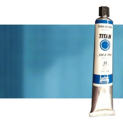 Fine art shop - Oil Titan Extra Fine, Turquoise Blue, 200 ml. | totenart.com
