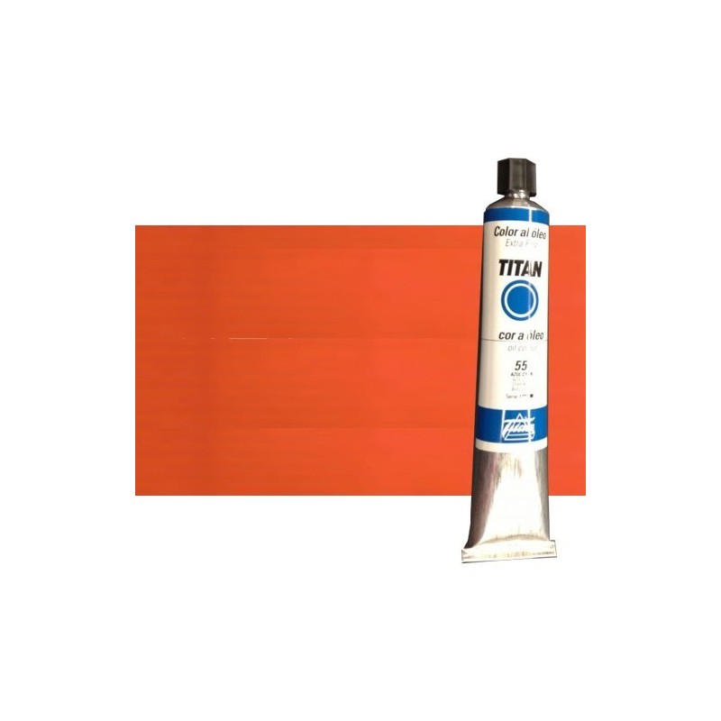Fine art shop - Oil Titan Extra Fine, Scarlet Titan Red, 200 ml. | totenart.com