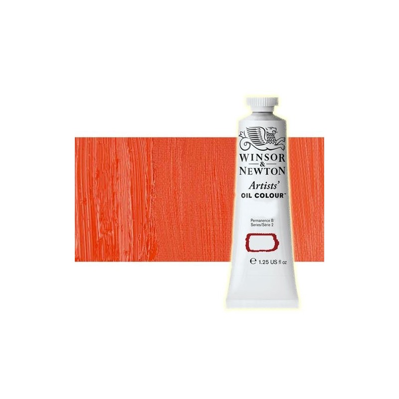 Fine art shop - Oil Artists Winsor & Newton, Cadmium Scarlet, 37 ml. | totenart.com