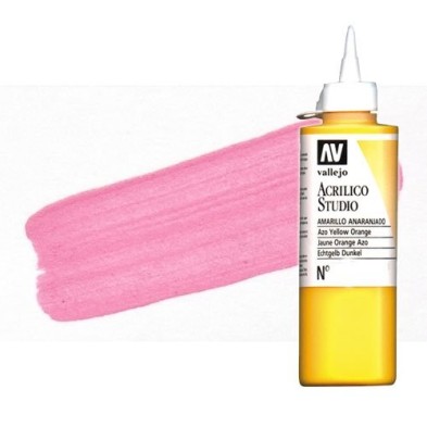 Fine art shop - Acrylic Vallejo, Azo Pink Red, 200 ml. | totenart.com