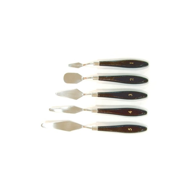 Fine art shop - Kit 5 spatulas Study | totenart.com