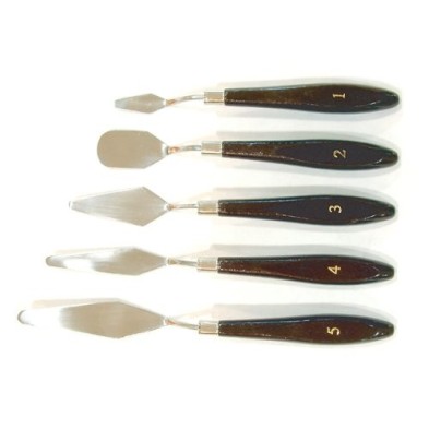 Fine art shop - Kit 5 spatulas Study | totenart.com