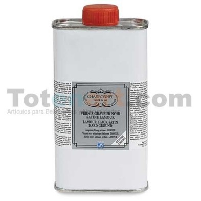 Satined Black Etching Varnish, Charbonnel, LAMOUR, 1000 ml.