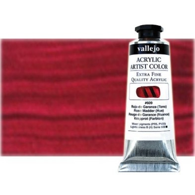 Fine art shop - Acrylic Artist Vallejo Quinacridone Crimson, 60 ml. | totenart.com
