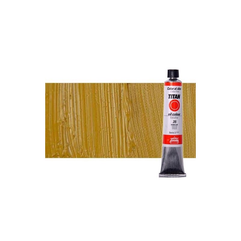 Fine art shop - Oil Titan Extra Fine, Yellow Gold, 60 ml. | totenart.com