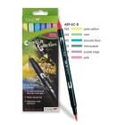 Tombow Marker, Set of 6 Pastel Colours 