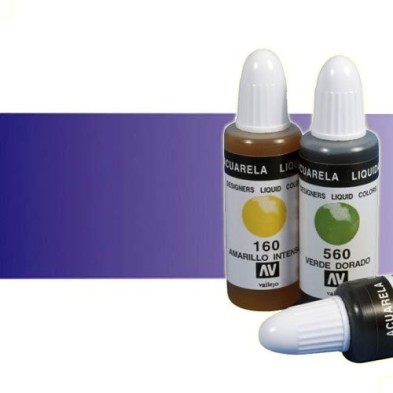 Fine art shop - Liquid Watercolour Vallejo, Indigo blue, 32 ml. | totenart.com