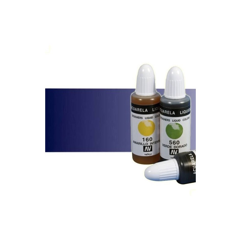 Fine art shop - Liquid Watercolour Vallejo, Navy Blue, 32 ml. | totenart.com