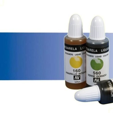 Fine art shop - Liquid Watercolour Vallejo, Slate Blue, 32 ml. | totenart.com