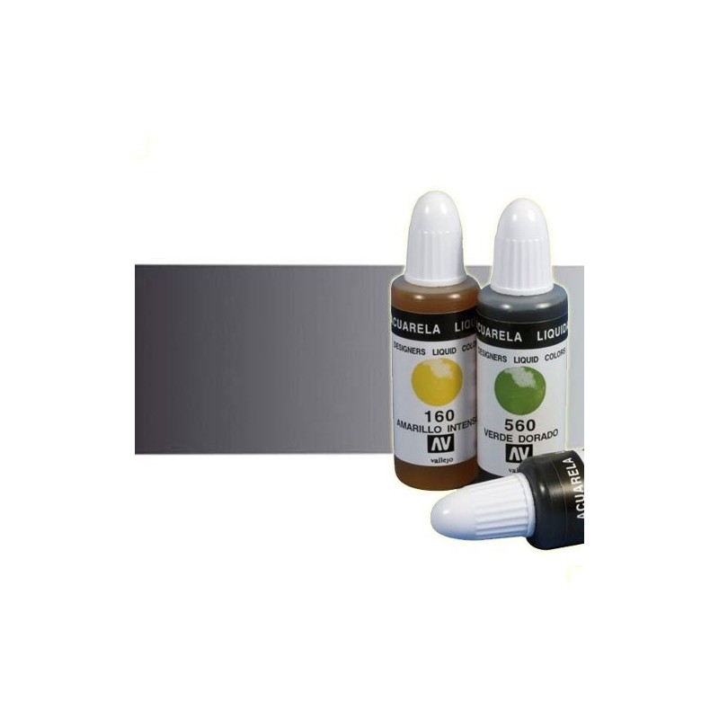 Fine art shop - Liquid Watercolour Vallejo, Deep Gray, 32 ml. | totenart.com