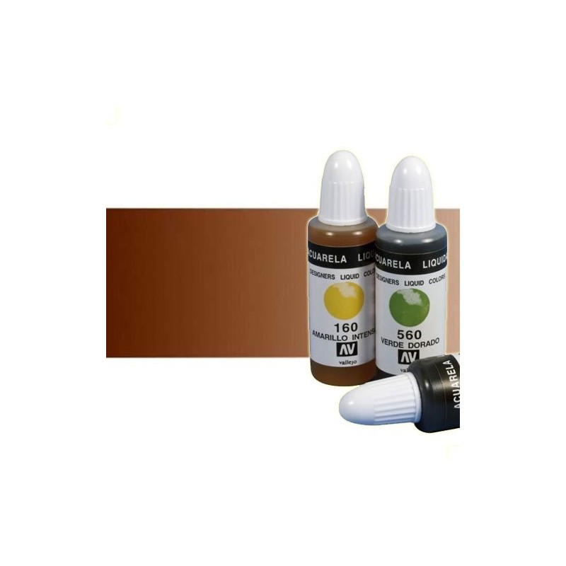 Fine art shop - Liquid Watercolour Vallejo, Chocolate Brown, 32 ml. | totenart.com