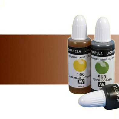 Fine art shop - Liquid Watercolour Vallejo, Chocolate Brown, 32 ml. | totenart.com