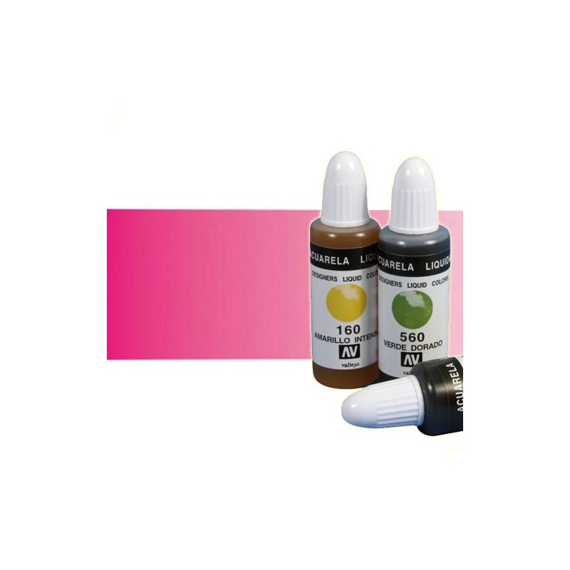 Fine art shop - Liquid Watercolour Vallejo, Intense Pink, 32 ml. | totenart.com