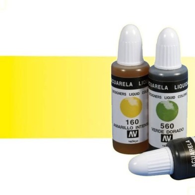 Fine art shop - Liquid Watercolour Vallejo, Lemon Yellow, 32 ml. | totenart.com