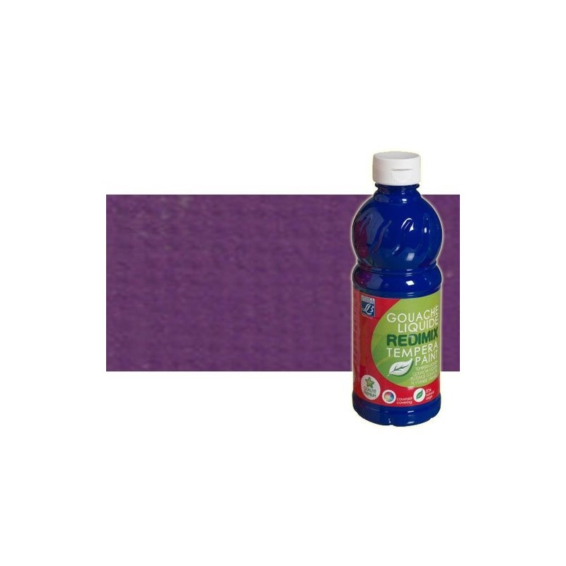Gouache liquido Violeta, Lefranc, 500 ml.