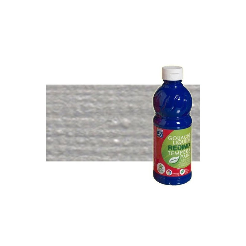 Gouache liquido Plata, Lefranc, 500 ml.