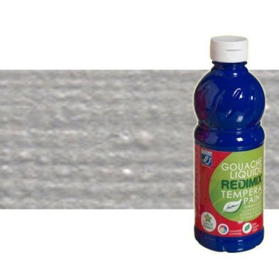 Gouache liquido Plata, Lefranc, 500 ml.