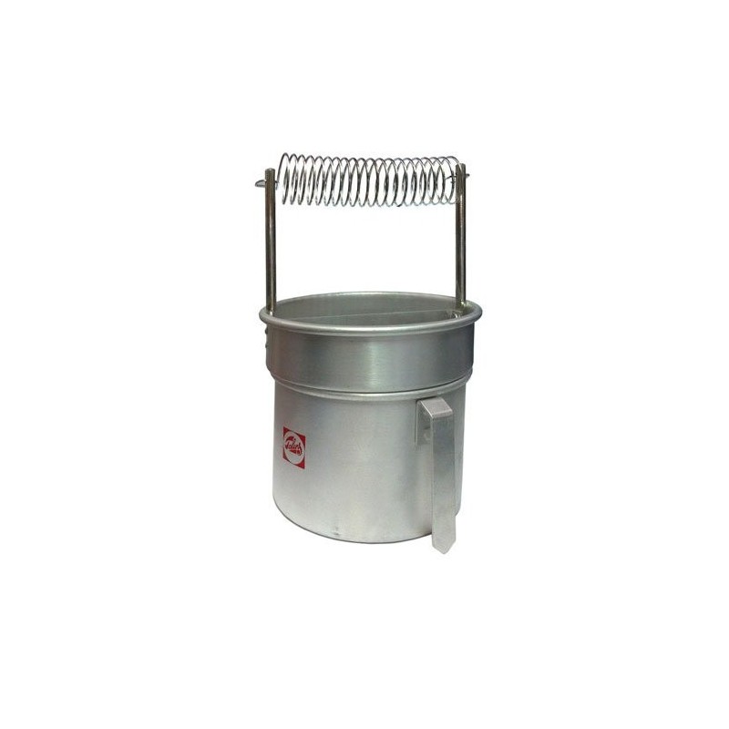 Por for cleaning brushes with double support