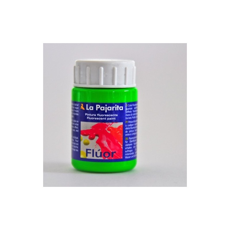 Fine art shop - La Pajarita Gouache Fluorescent Grass Green F-06, 35 ml. | totenart.com