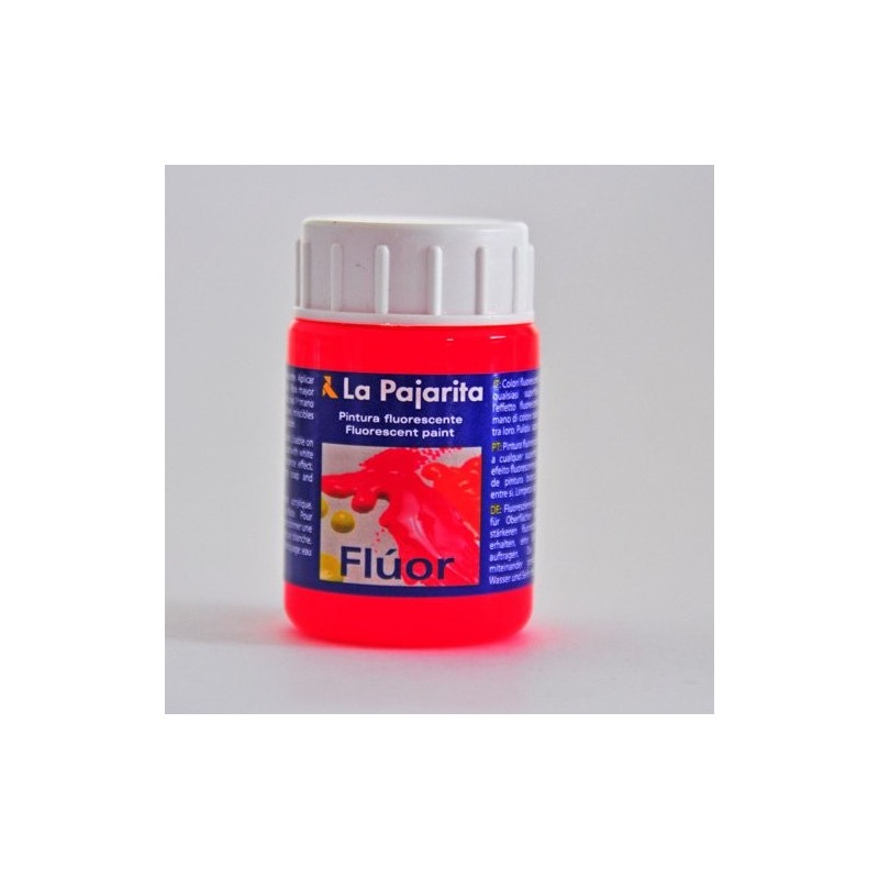 Fine art shop - La Pajarita Gouache Fluorescent Red Poppy F-03, 35 ml. | totenart.com