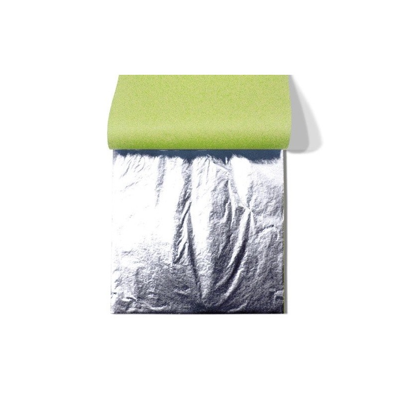 Silver Leaf imitation TRANSFERABLE, book 25 s. 14x14 cm.