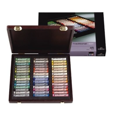  Fine art shop - Wooden box pastels Rembrandt Tradition 45 uds. Landscape | totenart.com