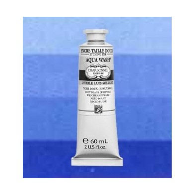 Charbonnel Aqua Wash Etching Inks, Ultramarine Blue, 60 ml.