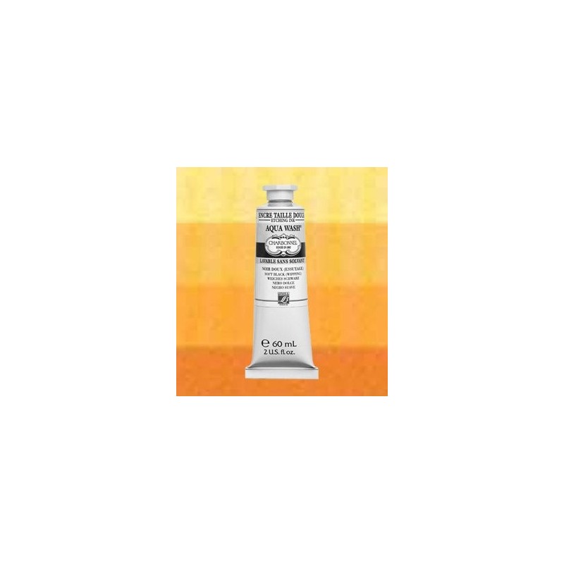 Charbonnel Aqua Wash Etching Inks, Yellow Ochre, 60 ml.