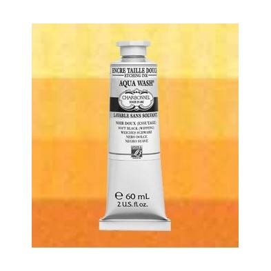 Charbonnel Aqua Wash Etching Inks, Yellow Ochre, 60 ml.