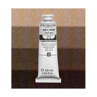 Charbonnel Aqua Wash Etching Inks, Basic Bistre, 60 ml.