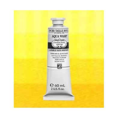 Charbonnel Aqua Wash Etching Inks, Dark Yellow, 60 ml.